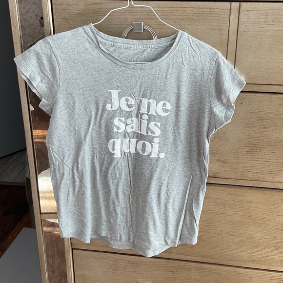 Zadig & Voltaire Heather Gray Tee - Picture 2 of 5